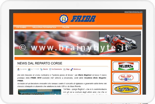 Sito web per associazione motociclistica a Firenze