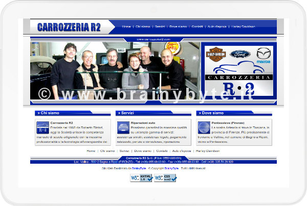 Sito web per autocarrozzeria a Bagno a Ripoli