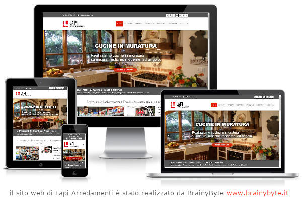 Il sito web di Lapi Arredamenti è stato realizzato da www.brainybyte.it
