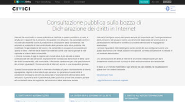 La Dichiarazione Dei Diritti In Internet